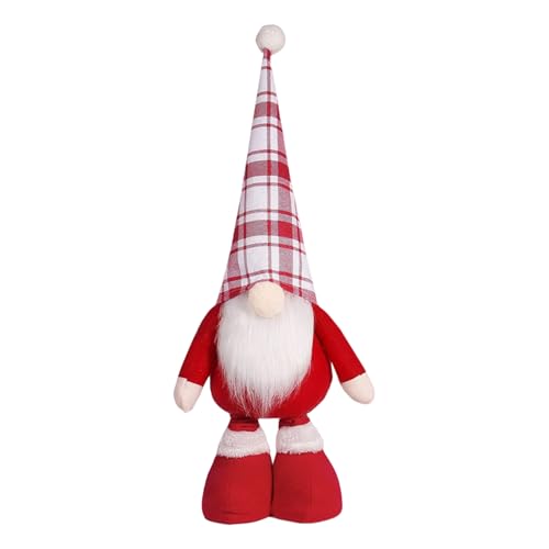 Décorations de lutin en peluche de table : finition soignée pour Noël - 8