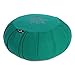 Yoga Studio - Coussin de méditation en zafu Rond plissé - Feuille de Lotus (Vert Jade) - Taille 36 cm de diamètre (Environ) - 17 cm de Profondeur