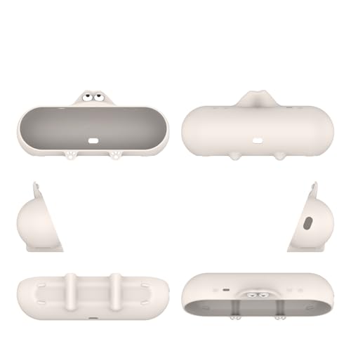 Convient pour Beats Pill 2024 Étui de Protection en Silicone pour Haut-Parleur, pour étui de Protection pour Haut-Parleur pour Beats Pill 2024 (Blanc)