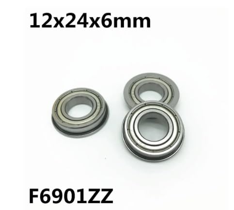 ZJCHAO Roulement Mécanique Automobile 10PCs Roulement à Billes 6205‑2RS