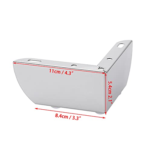 SUMNACON 4Pcs 5.5cm Metal Sofa Legs Furniture Feet Wardrobe Leg - Image 3