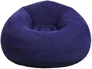 Gidenfly Inflatable Chair Sofa, Lounger Flocking PVC Lazy Inflatable Sofa, Comfortable Blow Up Seat Gaming Lounger for Kids and Adults Home Dorm Room Living Room Bean Bag Chair