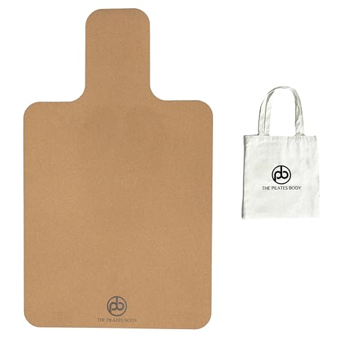 Cork Reformer Mat by The Pilates Body Non-Slip Natural Cork Top & 1.5mm Rubber Base - High-Traction Carriage Protector & Grip Topper for Balanced Body Merrithew and Studio Reformers