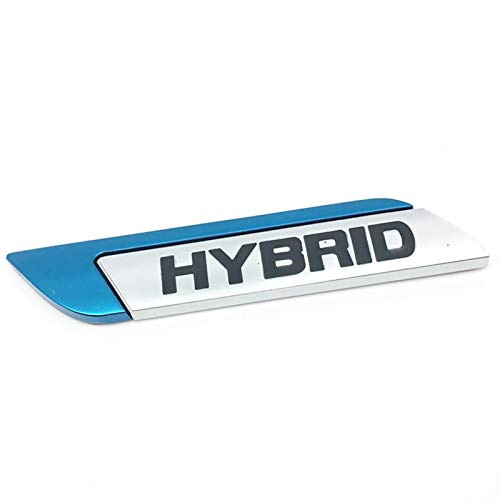 3D Car Styling Logotipo Hybrid Coche de Metal de la Insignia del Emblema Pegatinas decoración de los Accesorios (Color Name : 2)