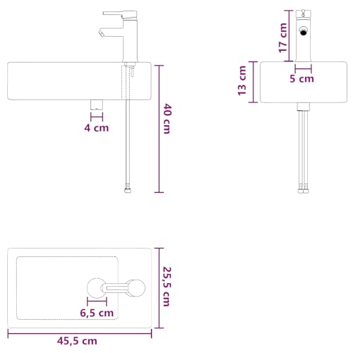 Vasque peu encombrante pour optimiser les petits WC - 4