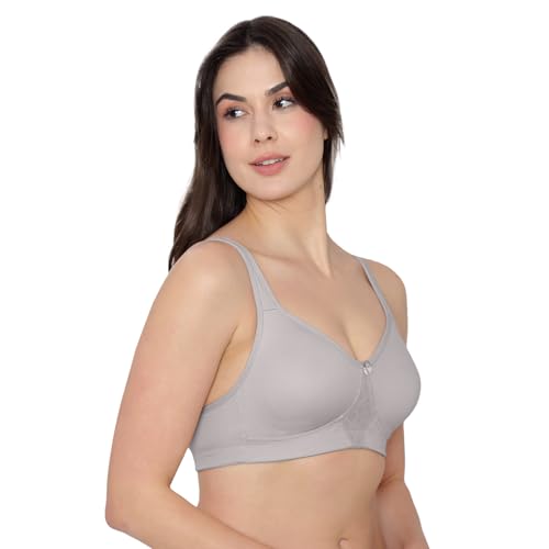 Image of Kalyani Chase Double Layered Cups Center Lace Full Coverage Seamless Bra