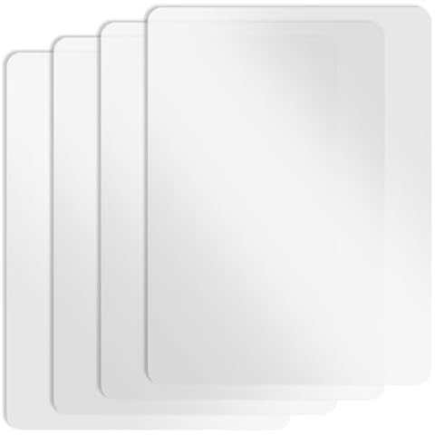 4pcs Clear Plastic Placemats for Dining Cover