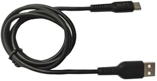 كابل USB-A الى USB-C بطول 1 متر من بليتز - شحن سريع ومزامنة بيانات 3 أمبير لموبايل سامسونج وال جي ونينتندو سويتش - موصلات معززة، مطلي بالذهب (أسود)