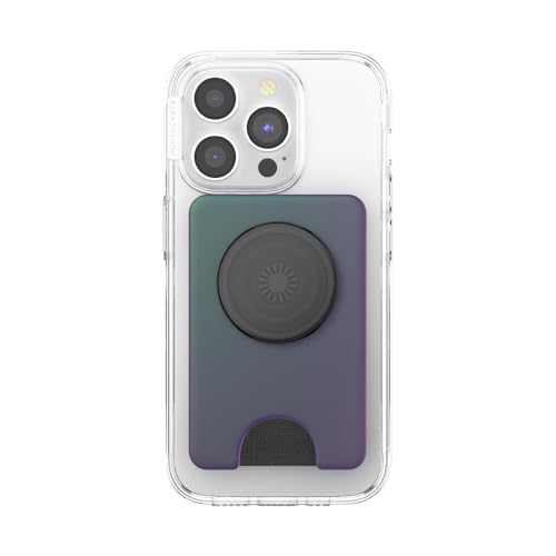 Image of PopSockets Phone Wallet for MagSafe, Phone Card Holder with Grip, Green - Nightshade