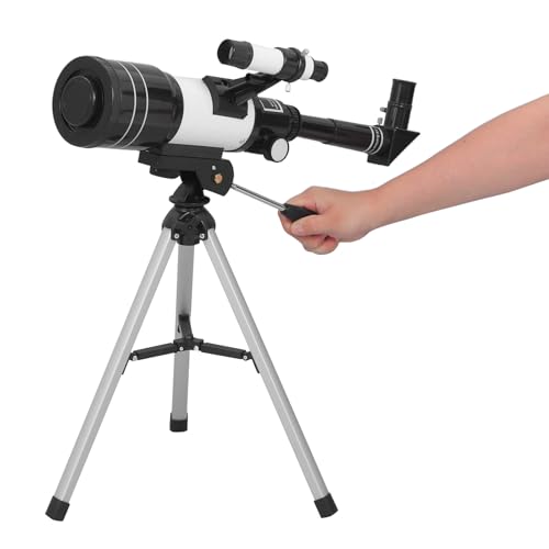 Telescopio astronómico refractor 70 mm con trípode y visor miniatura 4