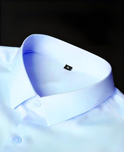 Image of Men's Satin Solid Full Sleeves Regular Fit Shirt