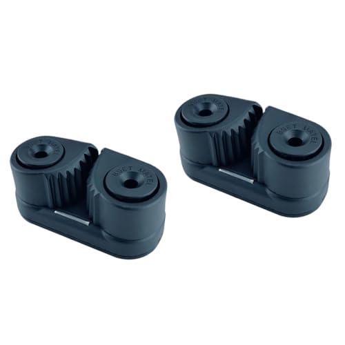 BESPORTBLE 2pcs Nylon Cam Cleat Leading Super Wear-Resistant Clamp for Fitness Equipment Flared Entry for Quick Release Lightweight for Sailboats and Gym Use