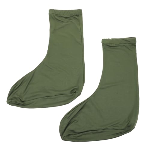 SOIMISS Polainas Impermeables Ajustables para Senderismo y Montañismo Cubrezapatillas Antiarena de Alta Cobertura Color Verde Militar Talla L Polainas Elásticas Resistentes para