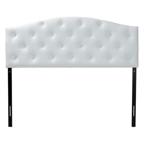 Baxton Studio Myra Headboard, Queen, White