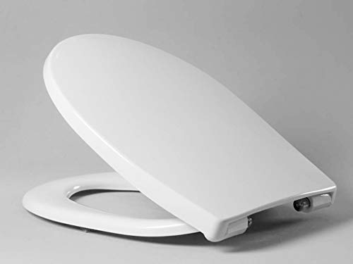 Haro - 512131 - Passat - Asiento para inodoro con tapa - Cierre automático SoftClose y bisagras Takeoff - Blanco