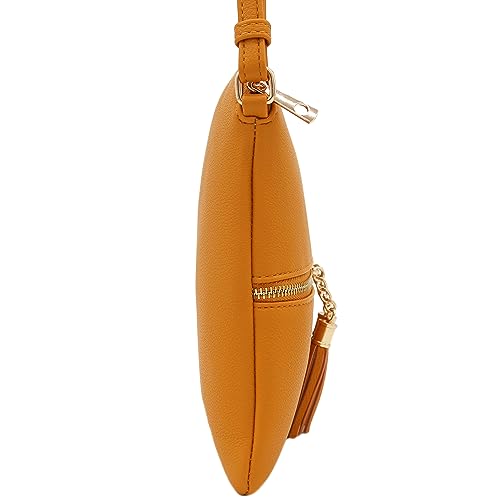 Image of Lightweight Medium Crossbody Bag with Tassel