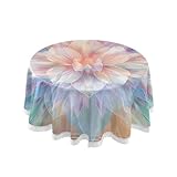 Photo Gallery voucong tovagliette rotonde in pizzo con fiori psichedelici, 152 cm, lavabili e riutilizzabili, per matrimoni, comedor Photo Gallery voucong tovagliette rotonde in pizzo con fiori psichedelici, 152 cm, lavabili e riutilizzabili, per matrimoni, comedor