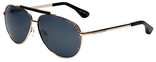 Isaac Mizrahi Designer Sunglasses IM48-60 in Gold with Grey Lenses