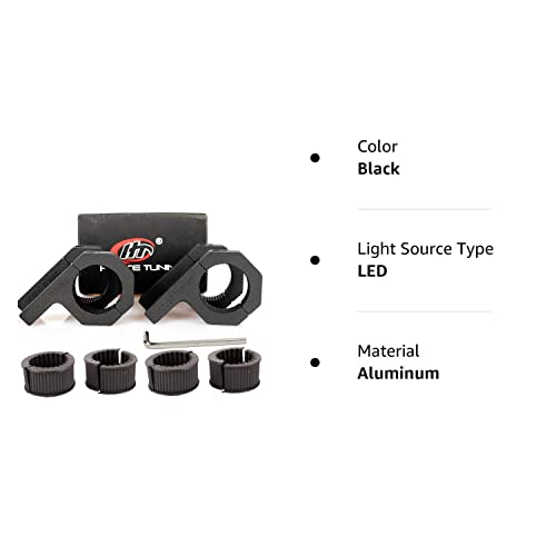 House Tuning Led Light Bar Clamps 1.25 Inch -Pack 4,Tube Clamp Mount Kit 1-1/4 Bar Clamp Brackets For Motorcycle Atv Utv Trucks Boat Fog Light Mount (1.25" -Clamp Mount Kit) #TOP7