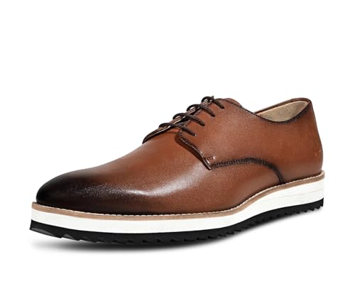 Image of LOUIS STITCH Casual Shoes for Men | Ultra Lightweight and Comfortable | Cushioned Footbed Men's Derbys | LSMX-PL