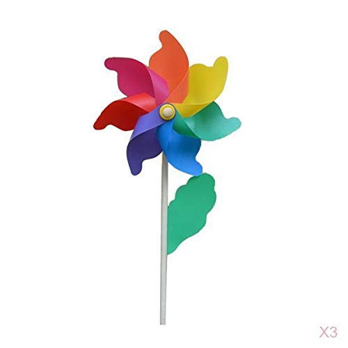 STYLEHEAVEN Lawn Pinwheels, Party Windmill Rainbow Pinwheels for Kids Toy 24cm|Home & Garden|Yard, Garden & Outdoor Living|Garden D?©cor|Windmills & Wind Spinners-image-26