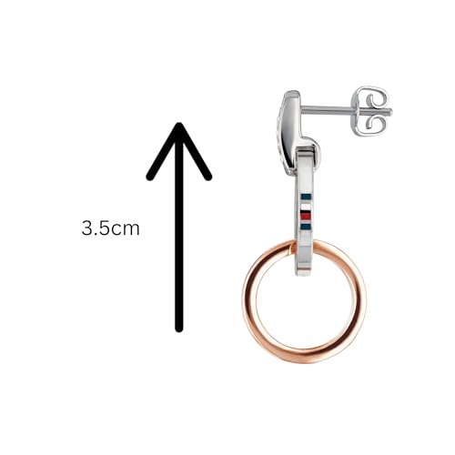 Tommy Hilfiger Jewelry Ohrhänger für Damen aus Edelstahl mit Kristallen - 2780084 – Bild 3