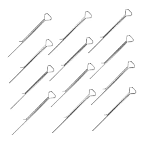 Soportes de Mecha de Acero Carbono para Velas - 12 Unidades