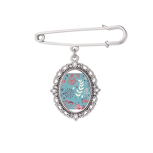 Broche fleur bleue sublimer vos tenues de bureau et vos étoles de soirée