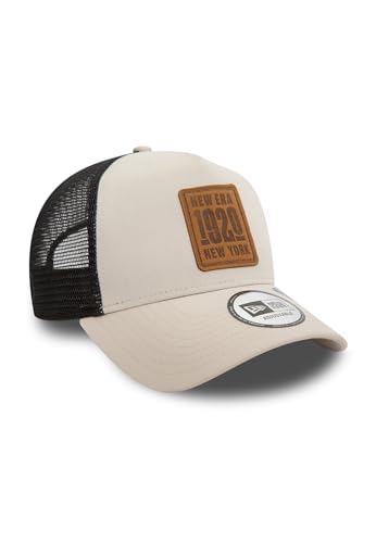 New Era Repreve A Frame Trucker Cap Brand Patch Stone - vue 4