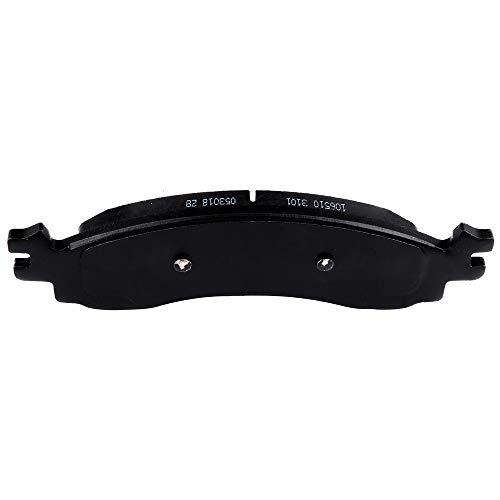 Image of cciyu D1158 Front Ceramic Brake Pads Kits 4pcs fit For 2006-2010 For Ford Explorer,2007-2010 For Ford Explorer Sport Trac,2010-2012 For Ford Taurus,2006-2010 For Mercury Mountaineer