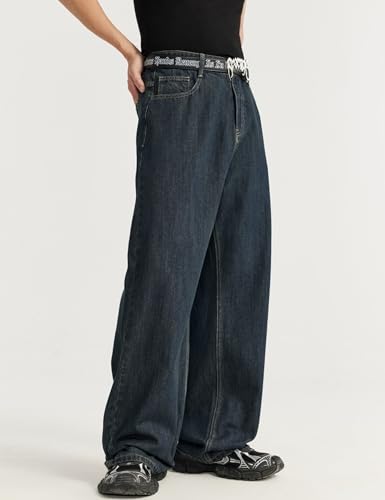 Y2k Baggy Jeans Men Hip Hop Jeans Vintage Streetwear Jeans Harajuku Loose Fit Pants Skater Jeans3