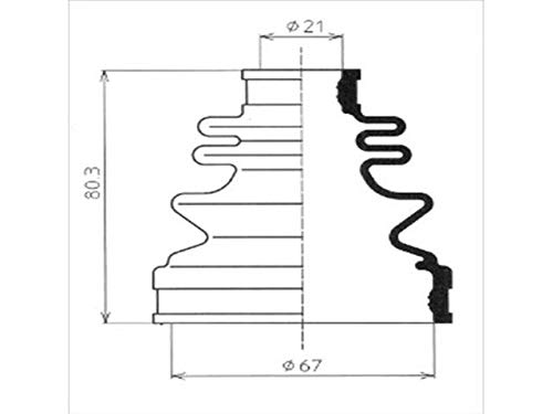 セイケン(Seiken) ドライブシャフトブーツキット SB154 600-00154