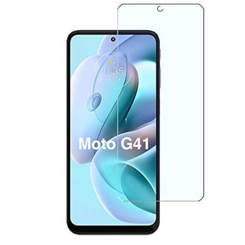 Image of Embed HD-Clear Screen Guard for Motorola Moto G41 - Harder or Durable Plastic & More Impact-Resistant Than Glass, with Free Installation Kit