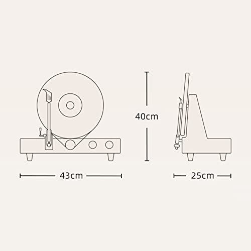 YHM Tourne Disque Vinyle Métal Vertical, Gramophone, Tourne Disque Salon Rétro Style Européen, Modèle Ornements Haut De… - Les Beatles, Paul McCartney, John Lennon, RIngo Starr, George Harrison YHM Tourne Disque Vinyle Métal Vertical, Gramophone, Tourne Disque Salon Rétro Style Européen, Modèle Ornements Haut De… – Image 8