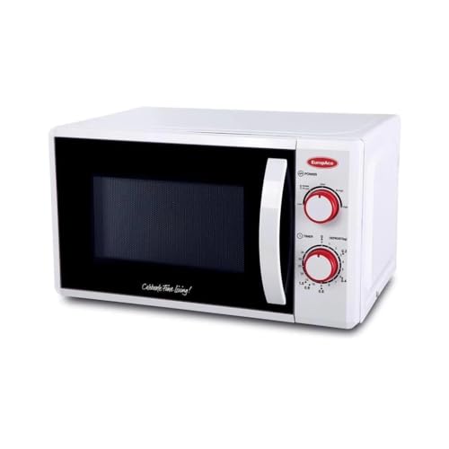 EuropAce EMW 1202S 20L Microwave Oven 255mm White Turntable Alphine White