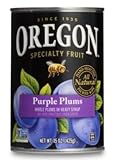 Oregon Whole Purple Plums in Heavy Syrup 15 oz (Pack of 1)