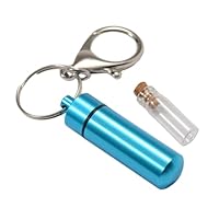専用　ペット　かわいい遺骨キーホルダー　カプセル　薬入れ ペット供養 遺骨カプセル メタリックミニ キーホルダー 【ネコポス対応】