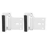 LOCADENCE 2pcs Home Security Door Lock, Withstand 800 lbs Aluminium Alloy Door Reinforcement Lock, Hotel Door Buckle for Apartment Dormitory