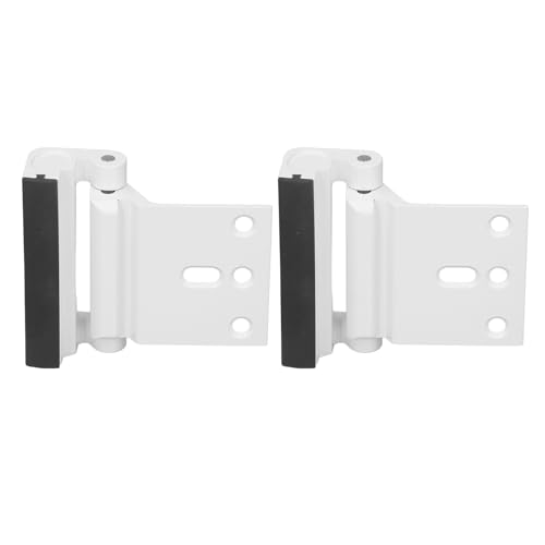 LOCADENCE 2pcs Home Security Door Lock, Withstand 800 lbs Aluminium Alloy Door Reinforcement Lock, Hotel Door Buckle for Apartment Dormitory