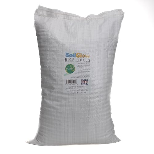 Rice Hulls - Organic Use - 5lb - House Plants Gardening - Chicken Bedding Nesting (5lb)