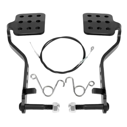 LUCKGRASP Go Kart - Cable del acelerador de pedal compatible con 212 cc, 196 cc, 6.5 hp Go Kart Vintage Racing Drift Trike Heavy Duty Pedal Go Kart Parts (negro)