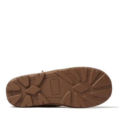 Fireside by Dearfoams Men's Shepparton Shearling Fur Indoor/Outdoor Lace-up Chukka Boot2