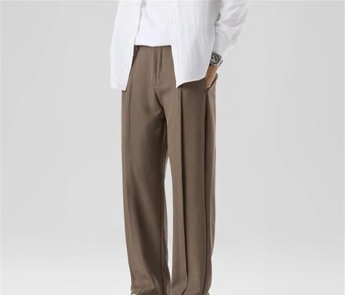 Men’s Autumn Casual Suit Pants Korean Men’s Pants Straight Loose Sweatpants Soft Wide Leg2