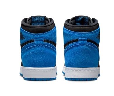 Image of Jordan Big Kid's Air 1 Retro High OG Black /Royal Blue-White (FD1437 042)
