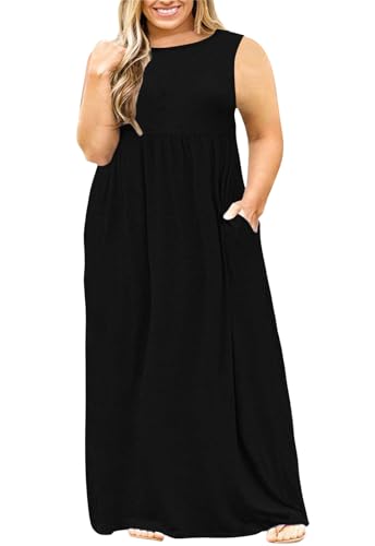 Nemidor Plus Size Maxi Dress for Curvy Women...