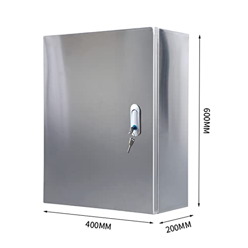 XBTGS Caja de medidor eléctrico, Caja de Conexiones eléctricas de Acero Inoxidable IP65, Carcasas para Sistemas de energía Solar fotovoltaica para Piscinas, Varios ta,600 * 400 * 200mm