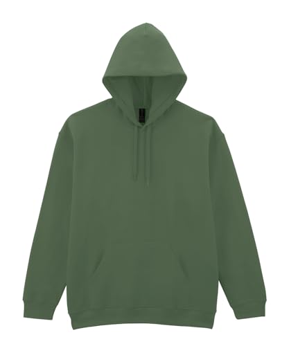 COOZO Adult Softstyle Hoodie Sweatshirt - Military Green - S