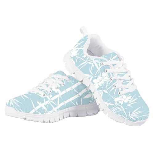 Running Shoes for Girls 2025 Soft Mesh Print Graphic Lightweight Comfy Breathable Nonslip Casual Walking Athletic Footwear Spring Summer Fall Outdoor School Travel Jogging Sneakers Size 11.5 US3