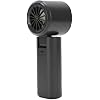 Portable Handheld Turbo Fan, USB Rechargeable Foldable Portable Fan with 5 Gear Speed, 4000mAh Battery & LED Digital Display, Cooling for Outdoor, Travel & Work (Black)