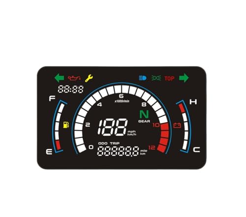 �I�[�g�o�C�̃X�s�[�h���[�^�[�Q�[�W �t���f�W�^���X�s�[�h���[�^�[���[�^�[�X�N���[���f�W�^�����[�^�[�X�s�[�h���[�^�[�A�Z���u�������\�ȃI�[�g�o�C�^�R���[�^�[RPM�f�W�^���f�B�X�v���C